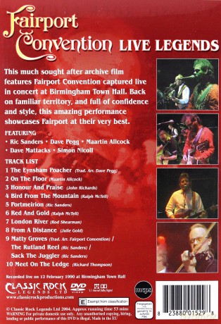 Fairport Convention: Live Legends [DVD]