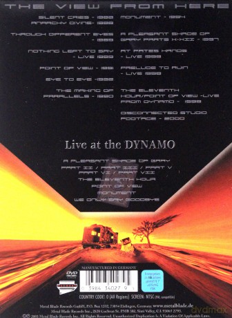 Fates Warning: The View From Here (digipack) [2DVD]
