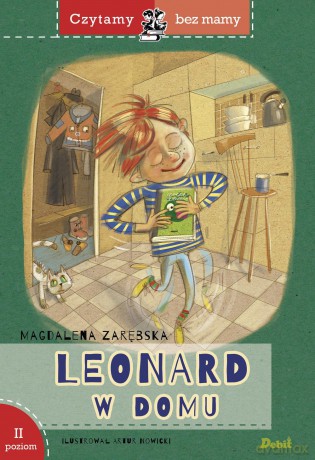 Leonard w domu. Czytamy bez mamy - Magdalena Zarębska [KSIĄŻKA]