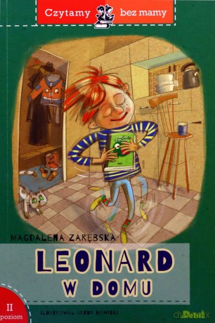 Leonard w domu. Czytamy bez mamy - Magdalena Zarębska [KSIĄŻKA]