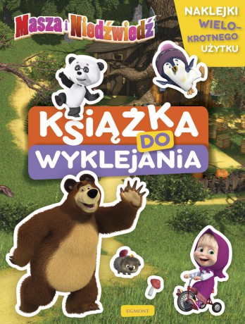 Masza i Niedźwiedź. Książka do wyklejania [KSIĄŻKA]