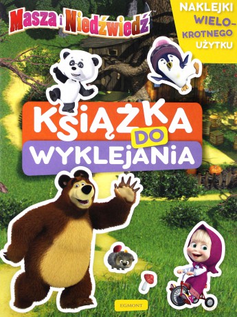 Masza i Niedźwiedź. Książka do wyklejania [KSIĄŻKA]