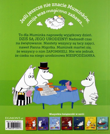 Muminek i urodzinowy guzik - Tove Jansson [KSIĄŻKA]