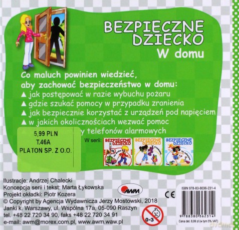 W domu. Bezpieczne dziecko - Andrzej Chalecki [KSIĄŻKA]