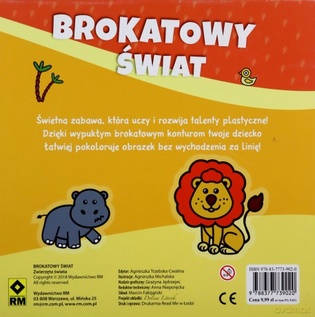 Zwierzęta świata. Brokatowy świat - Agnieszka Michalska [KSIĄŻKA]