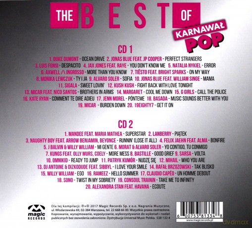 The Best Of Karnawał - Pop [2CD]