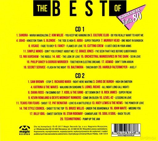 The Best Of Karnawał Lata 80 [2CD]