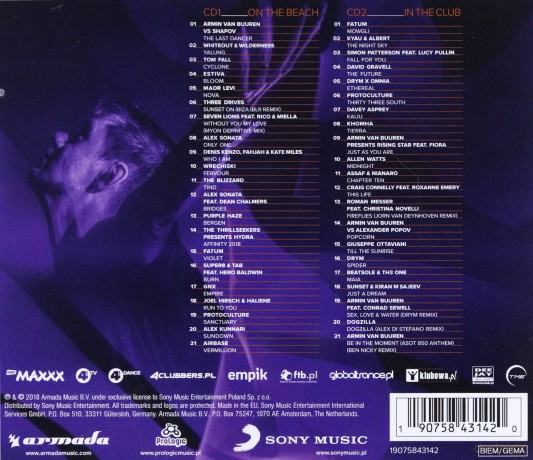 Armin van Buuren: A State of Trance 2018 [2CD]