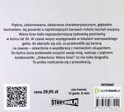 Oskarżona: Wiera Gran - Agata Tuszyńska [AUDIOBOOK]