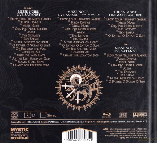 Behemoth: Messe Noire (digibook) [CD]+[Blu-Ray]