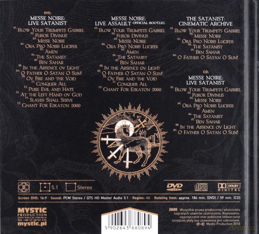 Behemoth: Messe Noire (digibook) [CD]+[DVD]