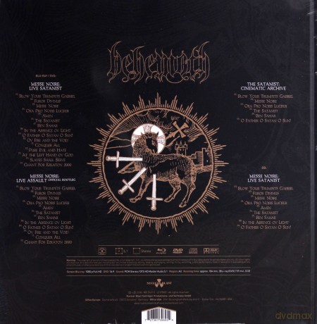 Behemoth: Messe Noire (earbook) [CD]+[DVD]+[Blu-Ray)