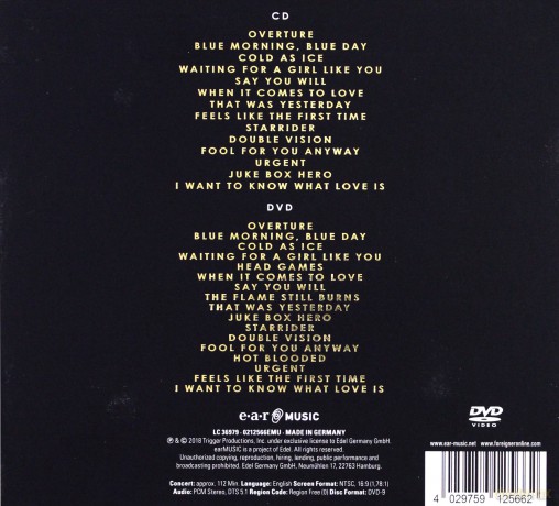 Foreigner: With The 21st Century Orchestra & Chorus (digipack) [CD]+[DVD]