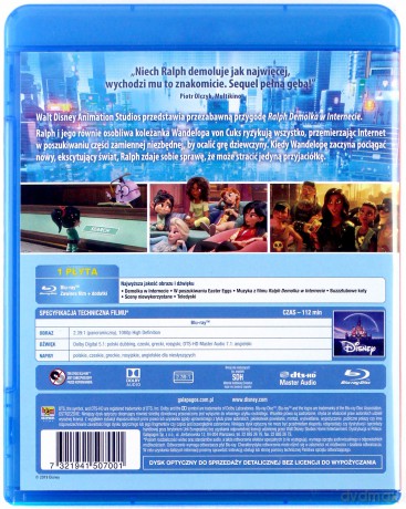 Ralph Demolka w internecie (Disney) [Blu-Ray]