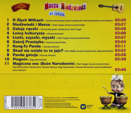 Masza i Niedźwiedź (Piosenki z Rewii Na Lodzie) soundtrack [CD]