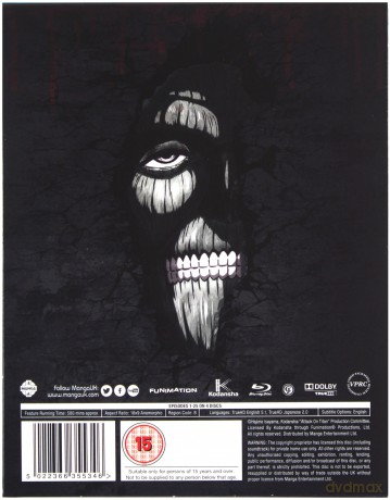 Attack On Titan Season 1 [4xBlu-Ray]
