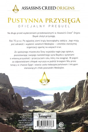 Assassin's Creed Origins. Pustynna przysięga - Oliver Bowden [KSIĄŻKA]