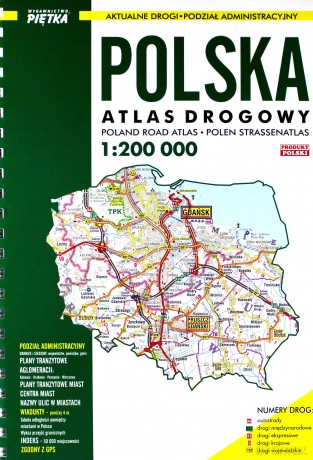Atlas Polski 1:200 000 drogowy [KSIĄŻKA]