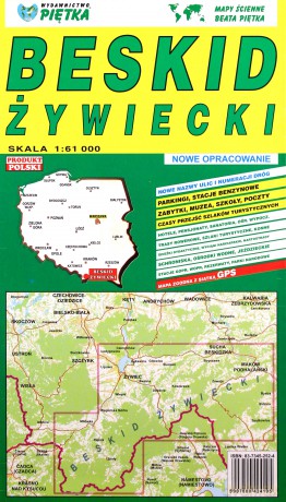 Beskid Żywiecki 1:61 000 mapa turystyczna