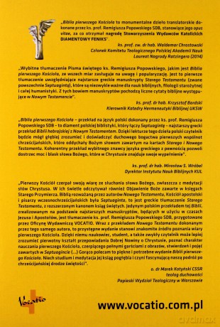 Biblia pierwszego Kościoła z paginatorami purpur [KSIĄŻKA]