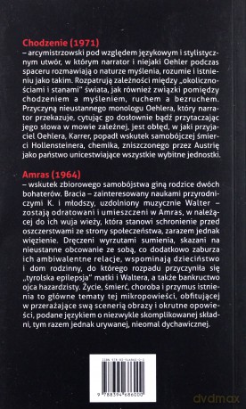 Chodzenie. Amras - Thomas Bernhard [KSIĄŻKA]