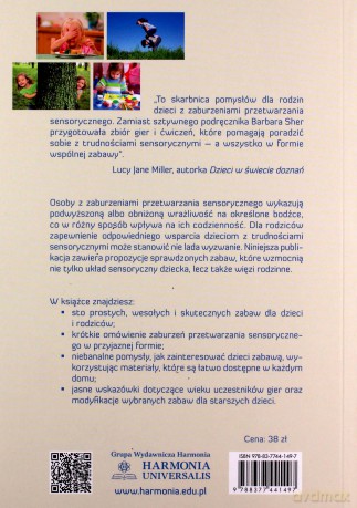 Codzienne gry i zabawy dla dzieci z zaburzeniami - Barbara Sher [KSIĄŻKA]