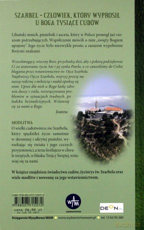 Cuda świętego Szarbela - Katarzyna Stokłosa [KSIĄŻKA]