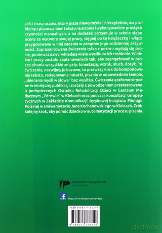 Ćwiczenia grafomotoryczne dla klas IV-VIII - Ewa Boksa, Zuzanna Zbróg [KSIĄŻKA]