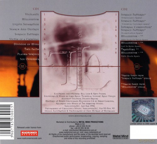 Front Line Assembly: Millenium (Remastered+Bonus Tracks) (digipack) [2CD]