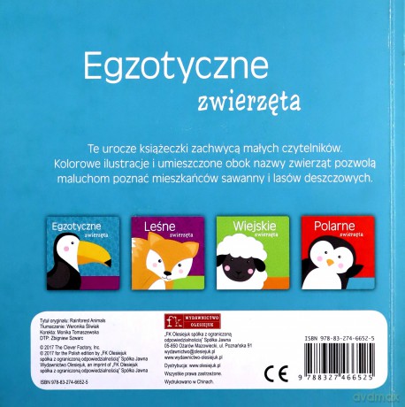 Egzotyczne zwierzęta [KSIĄŻKA]