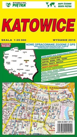 Katowice 1:20 000 plan miasta