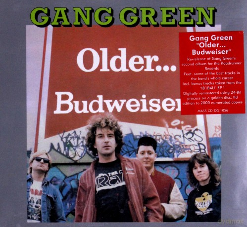 Gang Green: Older Budwiser (Remastered + Bonus Tracks) (digipack) [CD]
