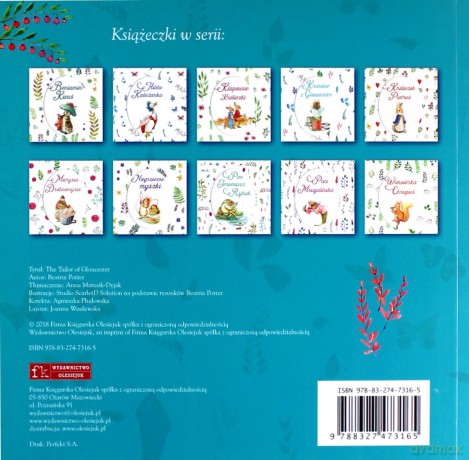 Krawiec z Glocester - Beatrix Potter [KSIĄŻKA]