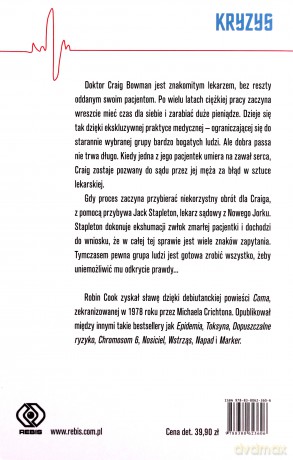 Kryzys - Robin Cooklit [KSIĄŻKA]