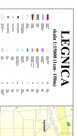 Legnica 1:15 000 plan miasta