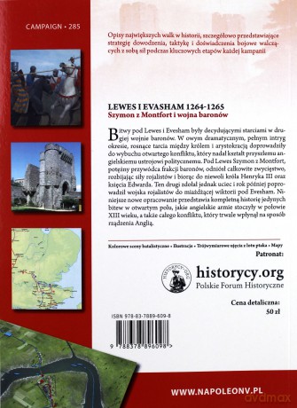 Lewes i Evesham 1264-1265 Szymon z Montfort - Richard Brooks [KSIĄŻKA]
