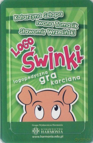 Lgoświnki - logopedyczna gra karciana (3 talie)