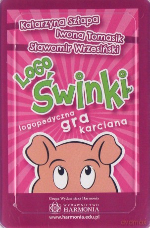 Lgoświnki - logopedyczna gra karciana (3 talie)