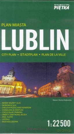 Lublin 1:22 500 plan miasta
