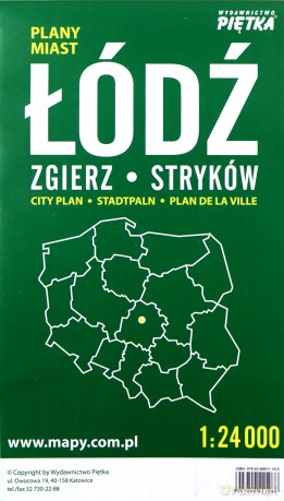 Łódź 1:24 000 plan miasta