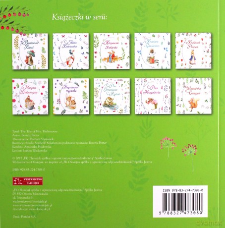 Marysia Drobnomysia - Beatrix Potter [KSIĄŻKA]