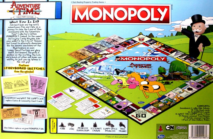 Monopoly Adventure Time wersja angielska [GRA PLANSZOWA]