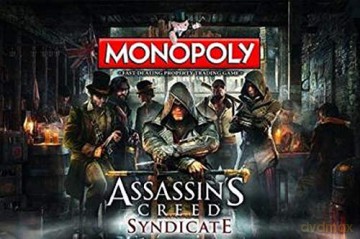 Monopoly Assassins Creed Syndicate wersja ang [GRA PLANSZOWA]