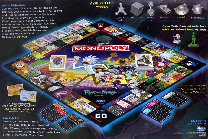 Monopoly Rick and Morty wersja angielska [GRA PLANSZOWA]