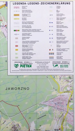 Mysłowice, Imielin, Lędziny 1:20 000 plan miasta