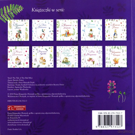 Niegrzeczne myszki - Beatrix Potter [KSIĄŻKA]