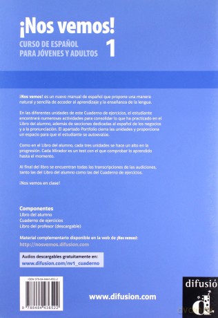 Nos vemos 1 Ćwiczenia A1 [KSIĄŻKA]