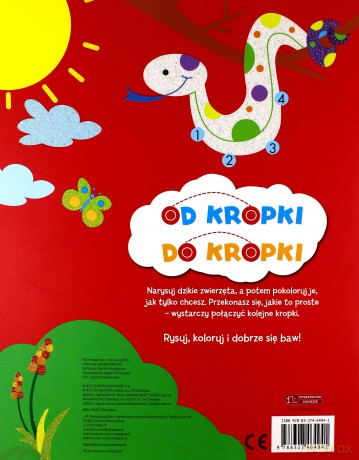 Od kropki do kropki: Dzikie zwierzęta [KSIĄŻKA]