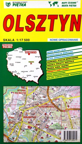 Olsztyn 1:17 500 plan miasta