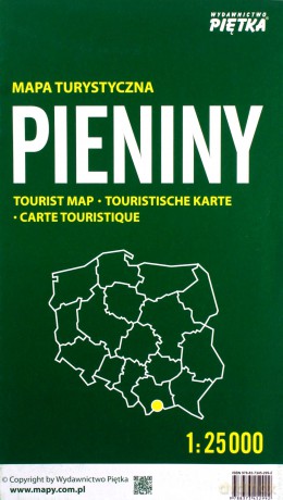 Pieniny 1:25 000 mapa turysyczna